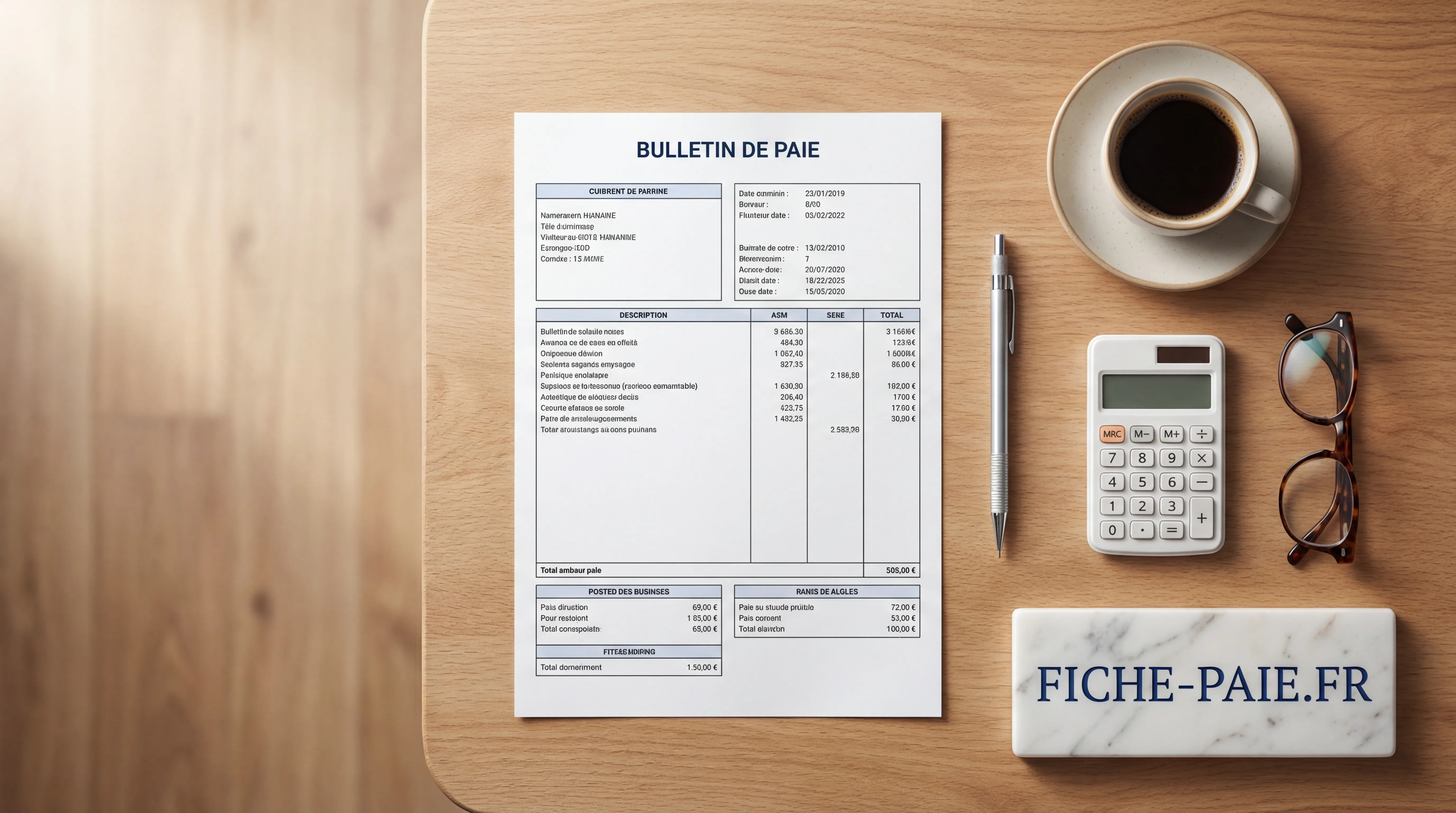 Modèle de fiche de paie gratuit 2026 : structure PDF et Excel expliquée ▸ Fiche-Paie.fr